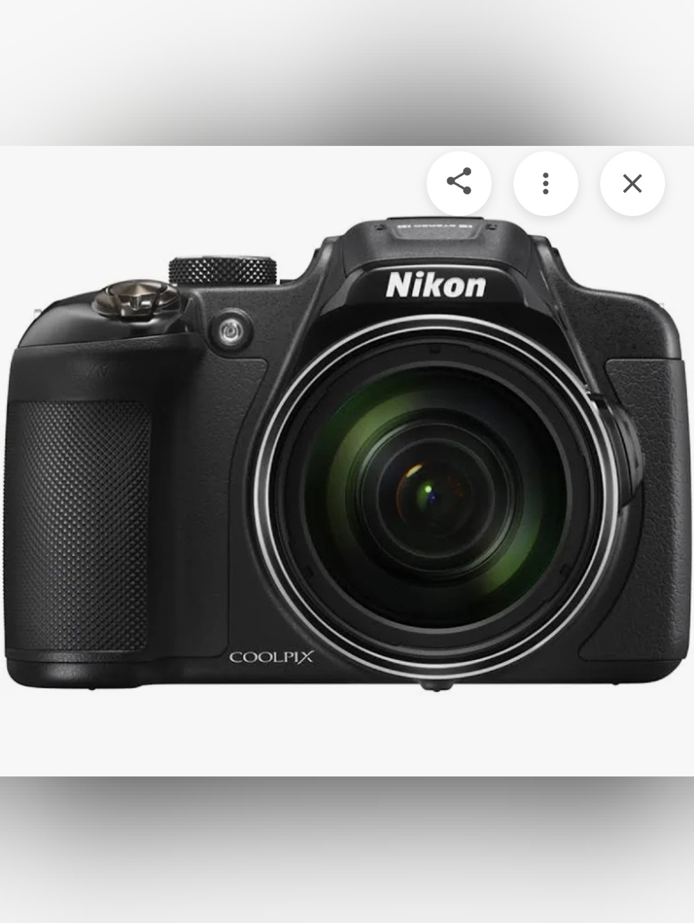 Nikon Black COOLPIX P610 Digital Camera Wifi GPS 60x Zoom